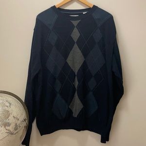 Alex Cannon Pullover Argyle Sweater